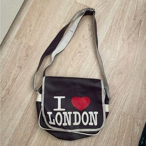 I heart London vintage bag